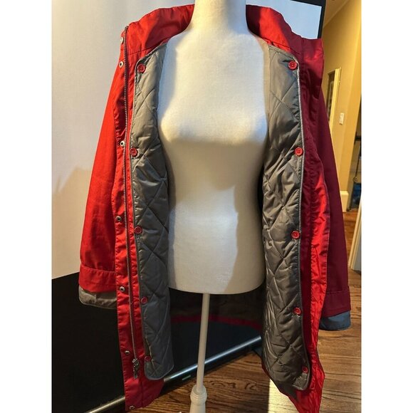 Womens Eddie Bauer Red 3-in-1 Systems Jacket Size Small - Picture 6 of 16